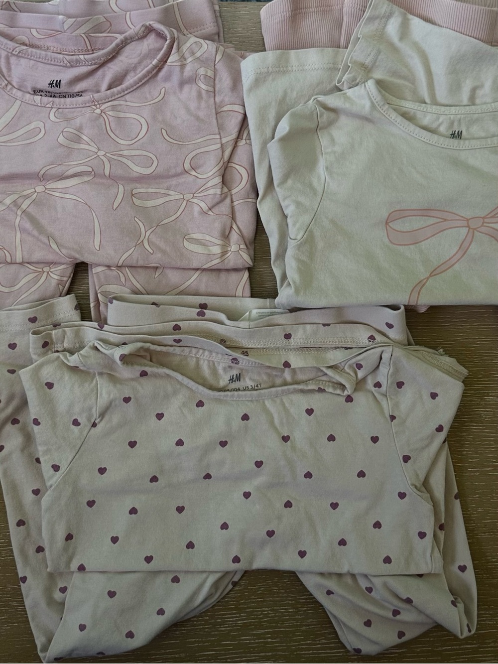 H&M TODDLER LONG SLEEVE SET